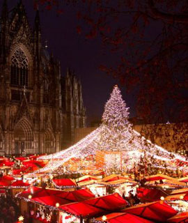 Weihnachtsmarkt am Kölner Dom 2013