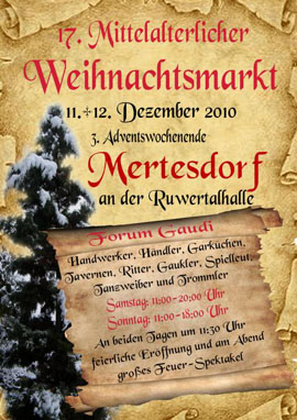 Weihnachtsmarkt Mertesdorf