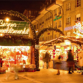 Berner Weihnachtsmarkt auf dem Münsterplatz