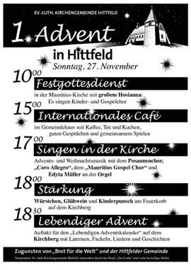 1. Advent in Hittfeld