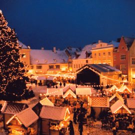 Weihnachtsmarkt Tallinn Estonia