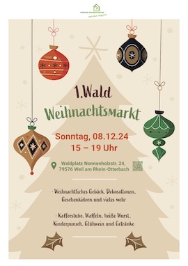 1. Waldweihnachtsmarkt in Otterbach