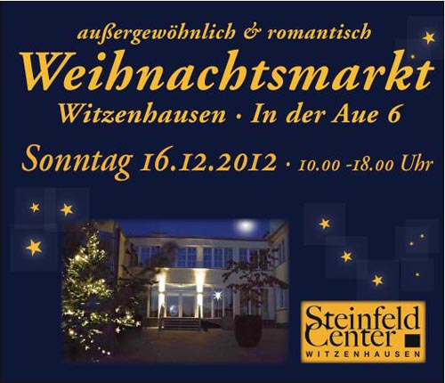 Weihnachtsmarkt SteinfeldCenter Witzenhausen